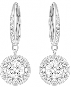 PENDIENETES-SWAROVSKI-WOMENS-ANGELIC-ATTRACT-HOOP