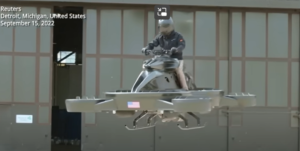 first flying bike